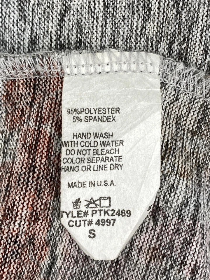 Cárdigan abierto manga 3/4 estampado floral gris pomelo para mujer talla pequeña” Foto 4 de 4