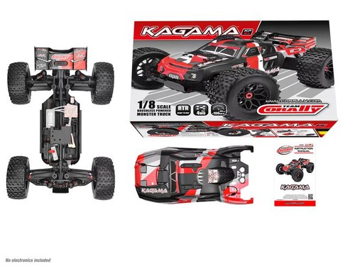 Team Corally - Kagama XP 6S - Rouge - Scooter (Sans Électronique) - Photo 2/10