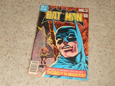 1980 Batman DC Comic Book #320 - “The Curse of the Inquisitor!