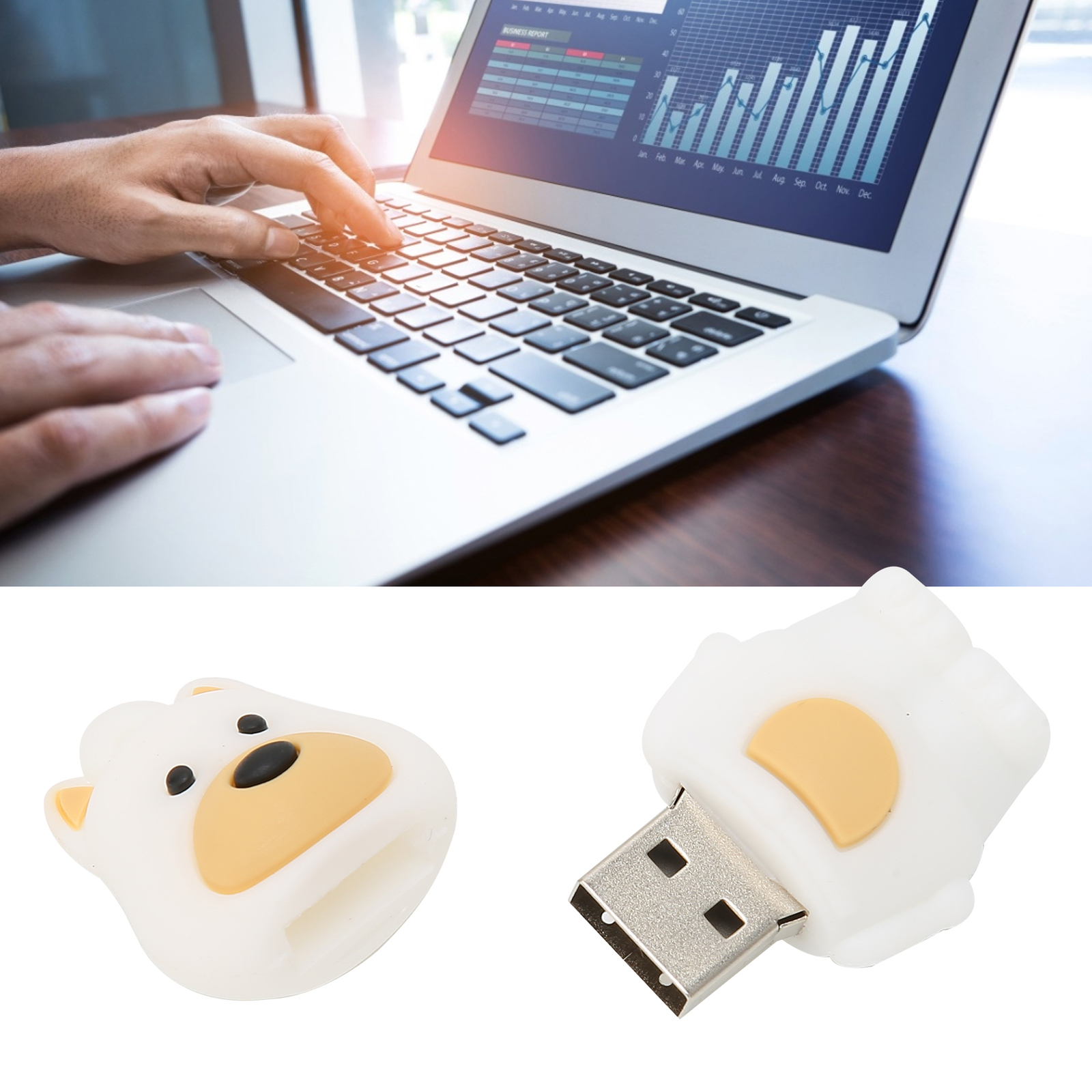 Flash Drive Portable Cute Dog Doll 2.0 USB Thumb For Informatio Fit