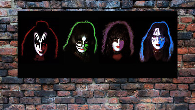 Ace Frehley Peter Paul  poster BIG PANO WIDE 48'' x 20'' screams 70s 4 feet wide