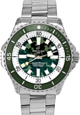 Breitling Superocean Auto Titanium 46mm Super Diver Men's Watch E10379D31L1E1