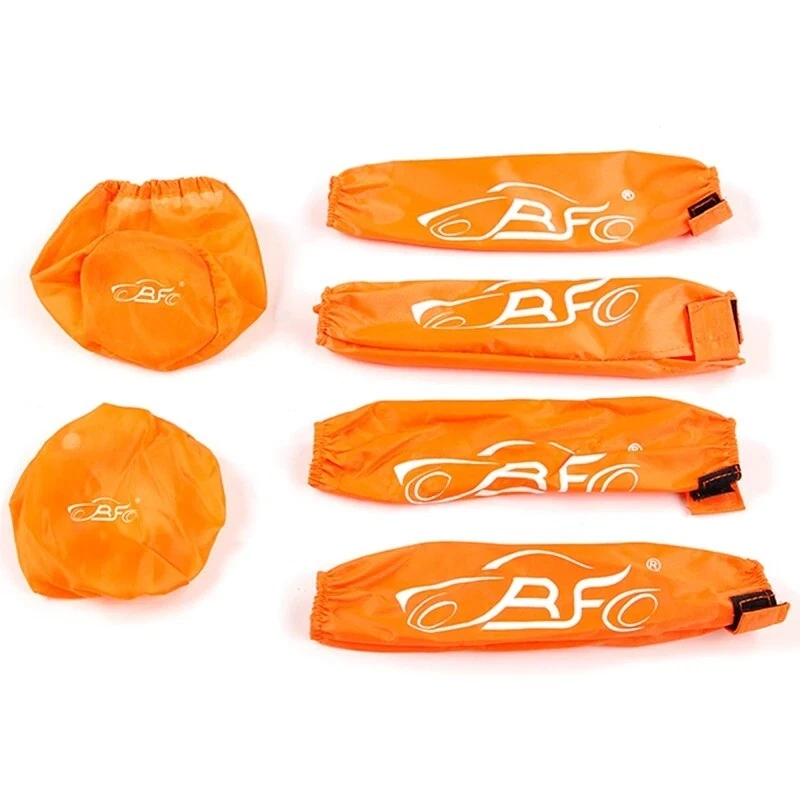 Juego de cubierta antipolvo: filtro de aire de arranque por tracción amortiguador 1/5 RC Rovan HPI KM Baja 5B 5T 5SC Foto 2 de 4