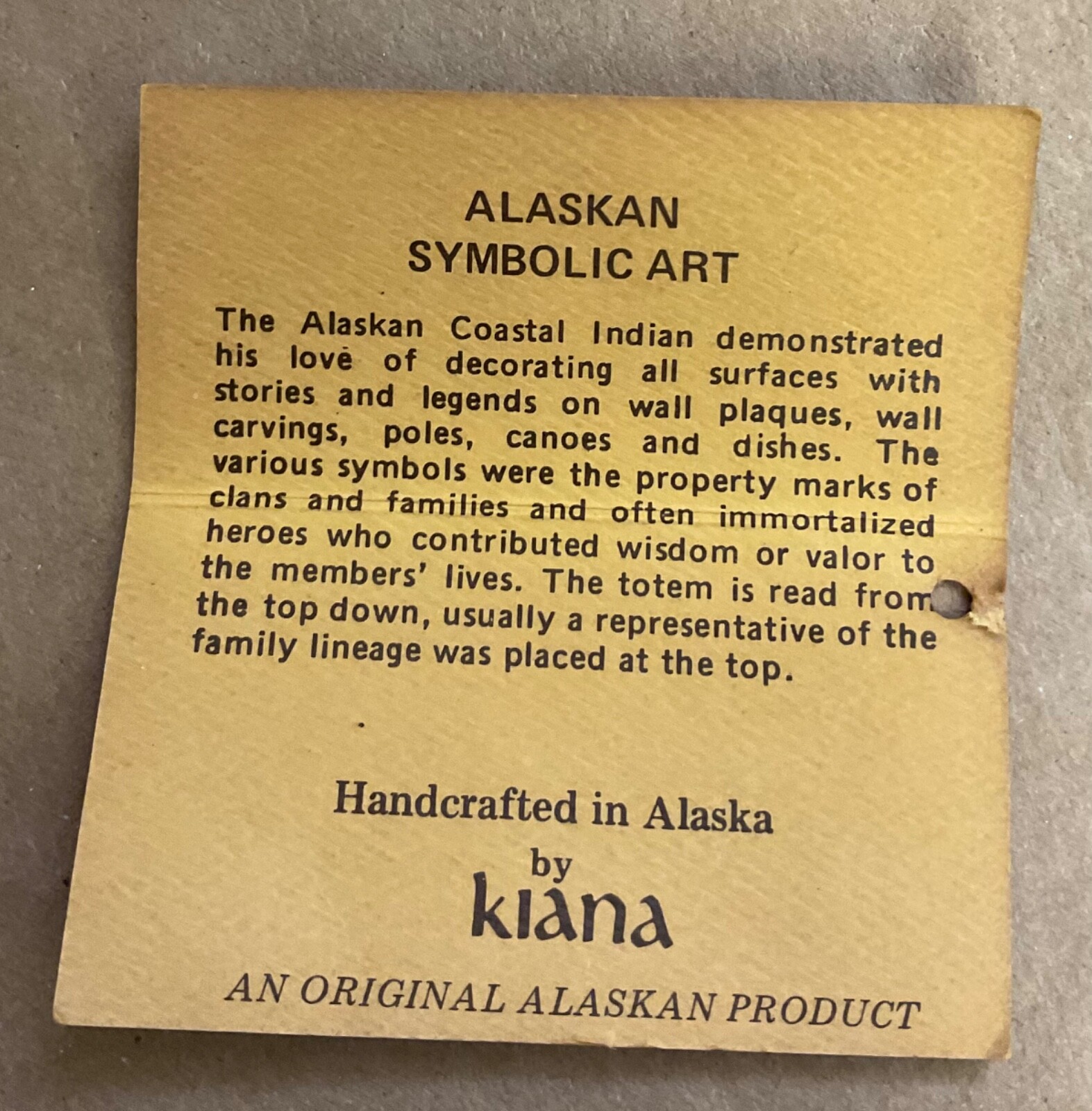 2 Vintage Kiana Alaska Carved Wood Hand Painted Totem Poles eBay