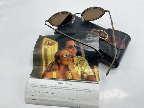 MAUI JIM LANIKAI SONNENBRILLE glänzend Kupfergestell mit polarisierten Gläsern MJ 128-23 - Bild 7 von 10