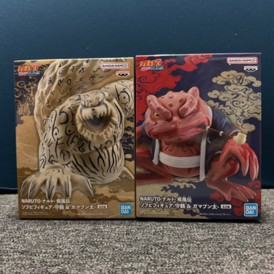 Bandai Naruto Shippuden Soft Vinyl Figure Shukaku & Gamabunta Set