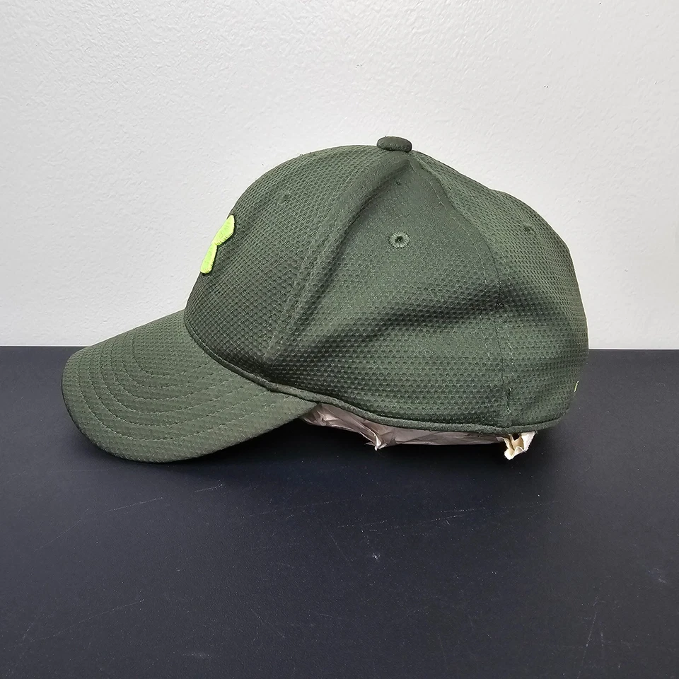 Gorra Under Armour Niños Pequeña Verde Logo UA Béisbol Deportes Golf Jóvenes Aire Libre Foto 3 de 4