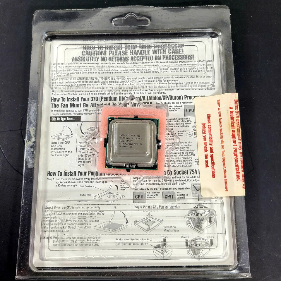 Advanced Performance Series CPU Quality Processor Intel Celeron DC E1200 1.60GHz - Image 3 of 4