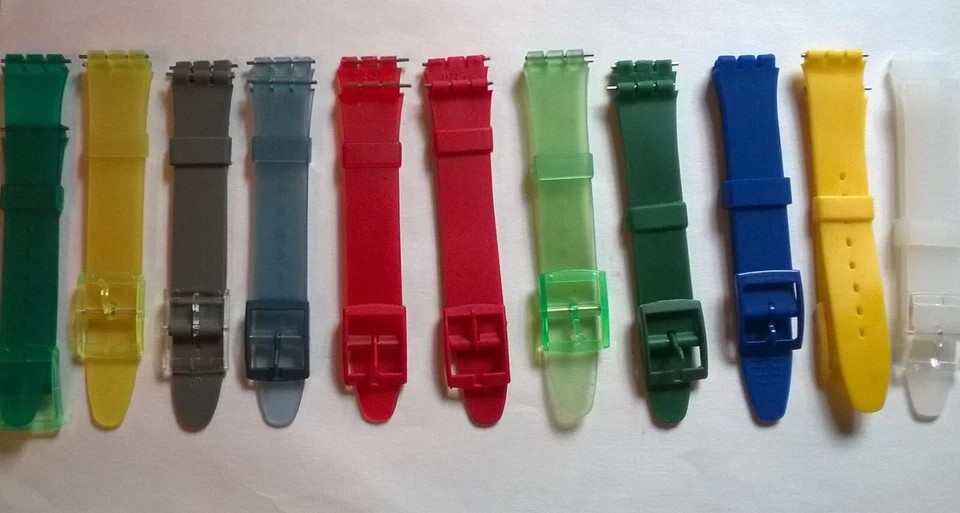 Correa de repuesto para reloj SWATCH 17mm genérica para Swatch Foto 2 de 2