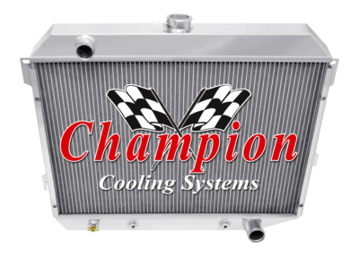 Atom 2 Row 1'' Tubes Radiator 26'' for 1970 Plymouth Belvedere Small Block Engine