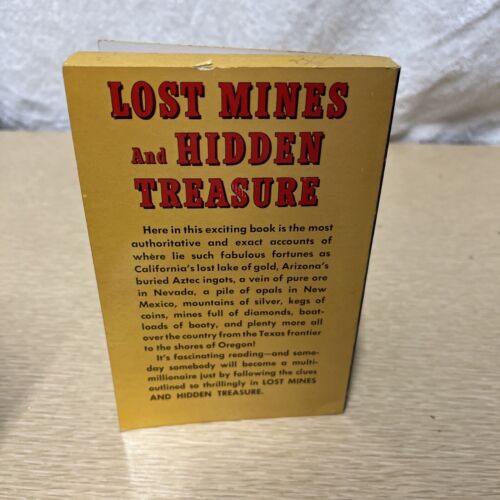 Lost Mines & Hidden Treasures Leland Lovelace 1956 Graphic Vtg Paperback Search - Picture 3 of 5