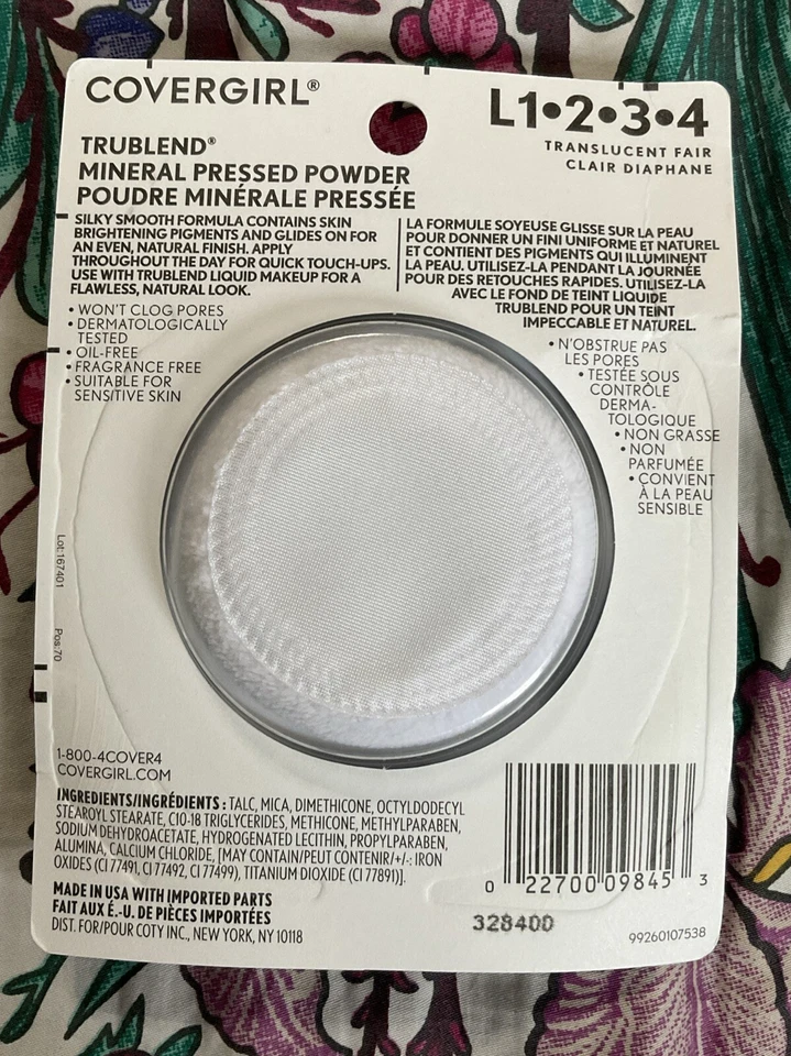 Covergirl Trublend Pressed Powder, 001 Translucent Fair, 0.39 Ounce - Image 2 of 2