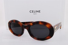 Brand New CELINE Sunglasses CL 40194U 53A Dark Havana/Dark Gray For Women