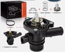Coolant Thermostat Assembly w/Sensor for Chevy Cruze 11-15 Sonic Trax 13-21 1.4L