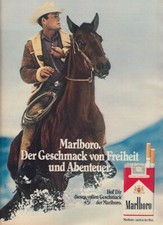Marlboro Zigaretten - Reklame Werbeanzeige Original-Werbung 1973 (1)