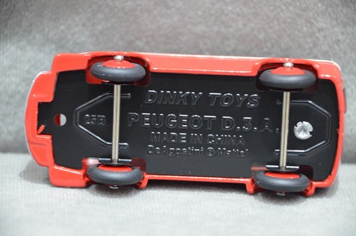 DeAgostini Mattel Dinky Toys 25 BR Peugeot ESSO Van D3A Prototype Red Model Car - Picture 11 of 12