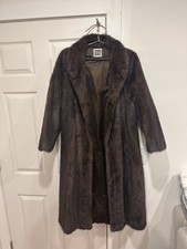 Saga Mink Coat Vintage 80’s Full Length Winter Genuine Fur European