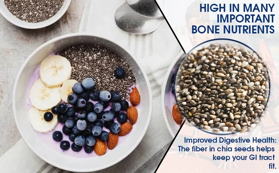 2 libras USDA SEMILLAS DE CHÍA NEGRA PREMIUM PURAS ORGÁNICAS VEGANAS, SIN GLUTEN, sin OGM, FRESCAS Foto 2 de 4