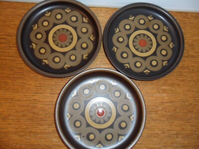 Denby ''Arabesque'' 2 x Beilagenteller 6 1/2''/16,5 cm breit (B) Portofrei