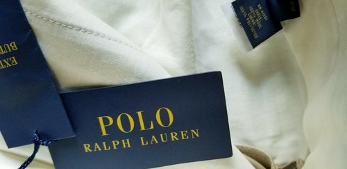 $295 POLO RALPH LAUREN GABARDINE FLAT FRONT BEIGE WOOL MENS DRESS PANT ITALY NWT - Picture 10 of 12