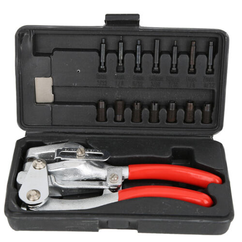 Kit de perforador eléctrico de mano acero al carbono hierro plástico perforador alicates herramientas manuales - Imagen 2 de 12