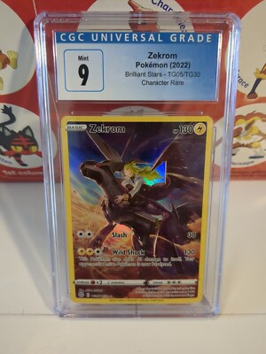 ★karkr★ Zekrom TG05/TG30 Full Art Holo - CGC Mint 9 - 2022 Pokemon