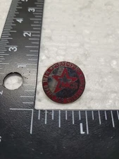 MCS HAT LAPEL PIN PIN BACK USED (E0477)