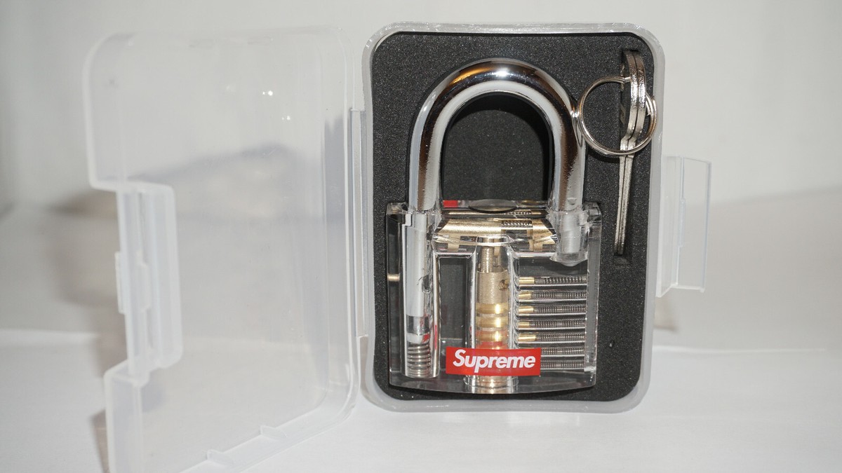 Supreme Lock Clear Transparent Ss20 Week 2 for sale online | eBay