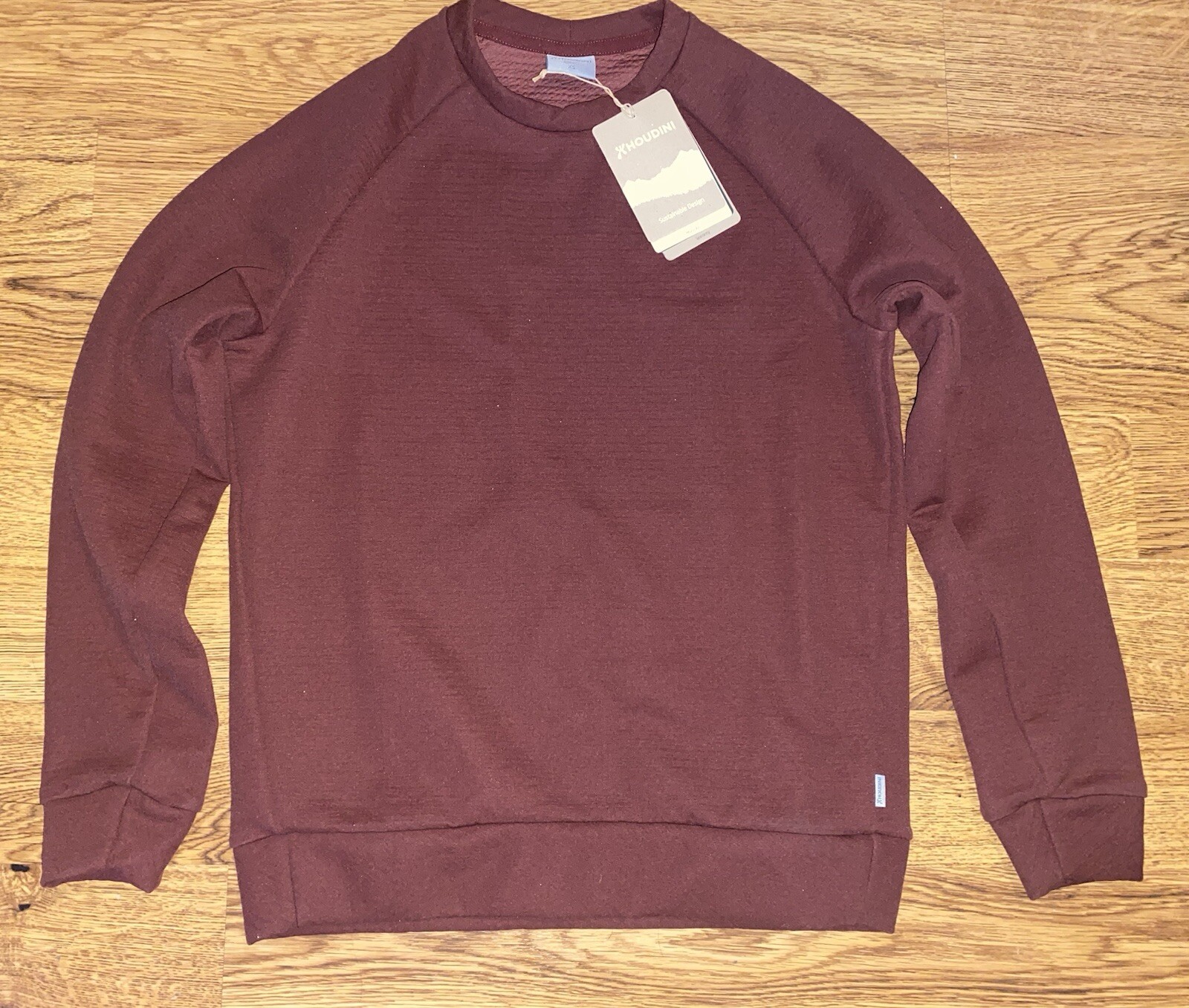 Nuevo con etiquetas Houdini Mujer Terra Rojo Mono Air Crew Talla Mediana