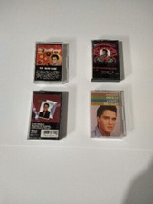 LOT OF 4 VINTAGE ELVIS PRESLEY CASSETTE TAPES GOLD RECORDS 2 CHRISTMAS GOSPEL   