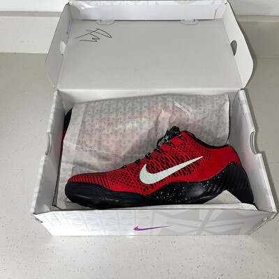 Nike Kobe IX 9 Elite Low University Red Custom Black Size 11 Mens