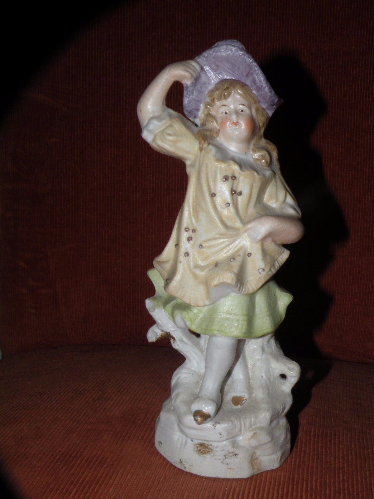 ANTIQUE BISQUE GIRL FIGURINE SIGNED GERMANY crown H mark eBay