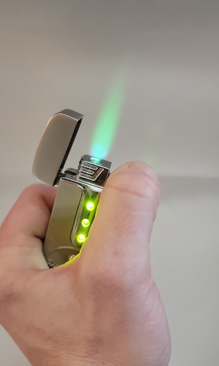 Frog Torch Lighter Green Lights, Sound, And Lights Green Cool Find 2004