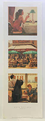 Cafe Society1 by Raymond Leech, Reproduction print