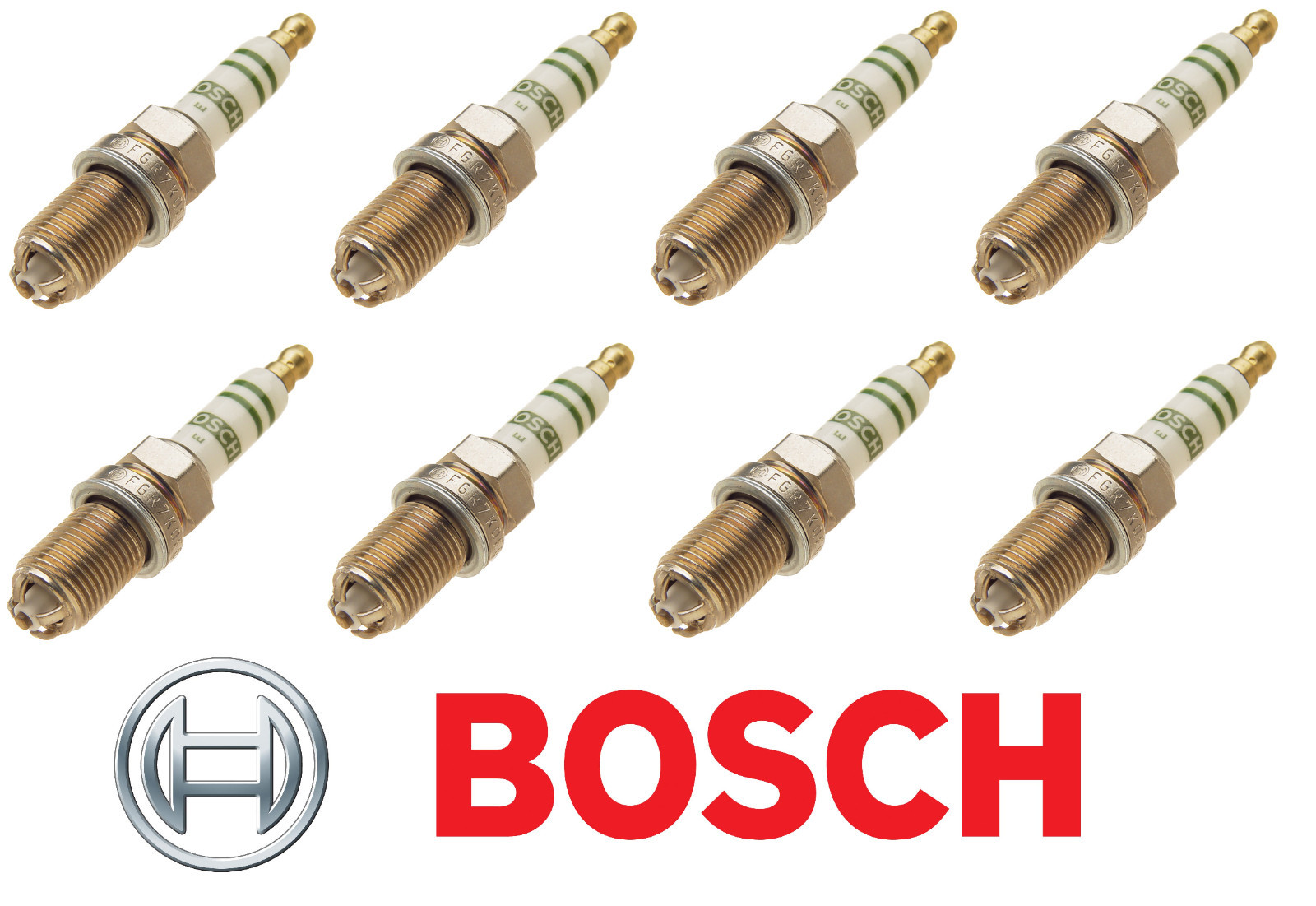 Set of 8 Ignition Spark Plugs FGR7KQE0 fits Audi S4 S8 A8 A6 Quattro 101905615A
