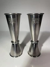 2 - Stainless Measuring JIGGER 1 oz. X 2 oz. Japanese Style Cocktail Bar Shot