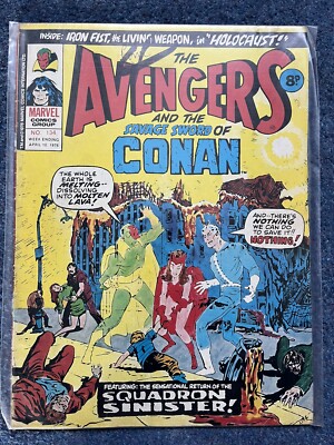Marvel UK, The Avengers & Savage Sword of Conan # 134 Squadron sinister
