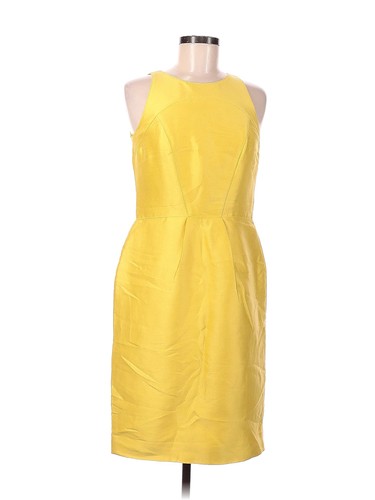 La Renta Women Yellow Casual Dress 