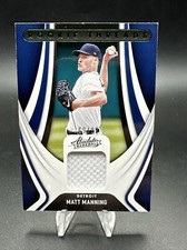 2022 Panini Absolute - Retail Rookie Threads #RT-MM Matt Manning Green #69/99