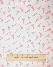 Eiffel Tower Paris France Tourist Attraction Dear Stella Cotton Fabric YARD