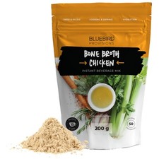 Bluebird Provisions Chicken Bone Broth Powder - Low Sodium Bone Broth