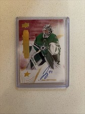 2022-23 Upper Deck Premier - Jake Oettinger 26 Autographs Au 2022-23 Upper Deck Premier - Jake Oettinger 26 Autographs Au