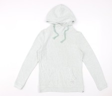Womens UK 10 Regular Animal Green Pullover Hoodie