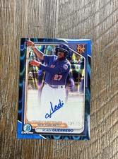 2024 Bowman Chrome - Prospect Autographs Vladi Guerrero #CPA-VG Blue RayWave