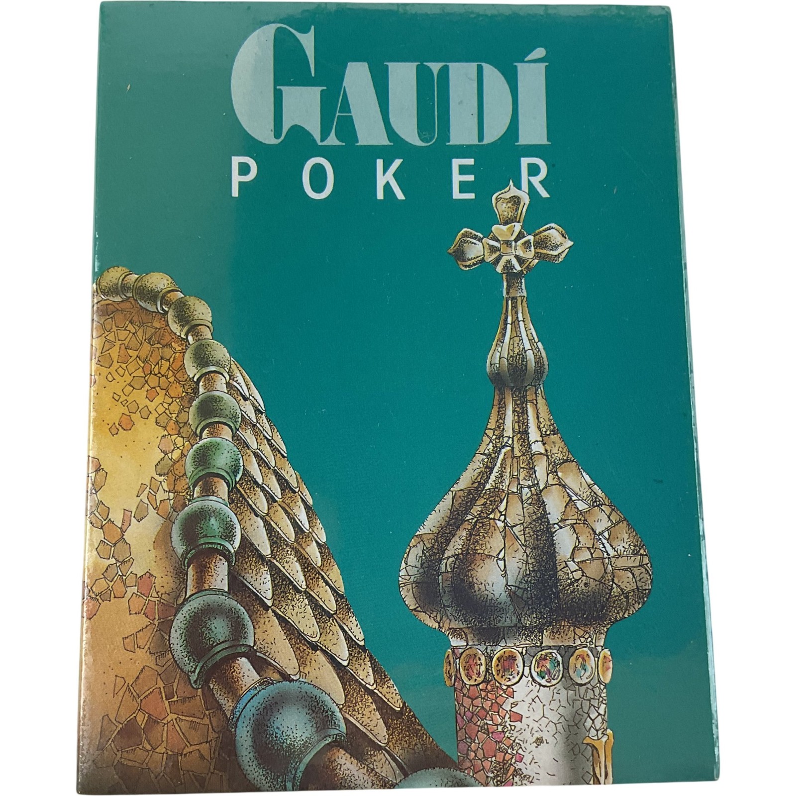 Gaudí Poker Playing Cards 54 Colour Illustrations Spanish Deck