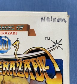 The Magic of Scheherazade (Nintendo 1989) NES With Box & Manual Tested