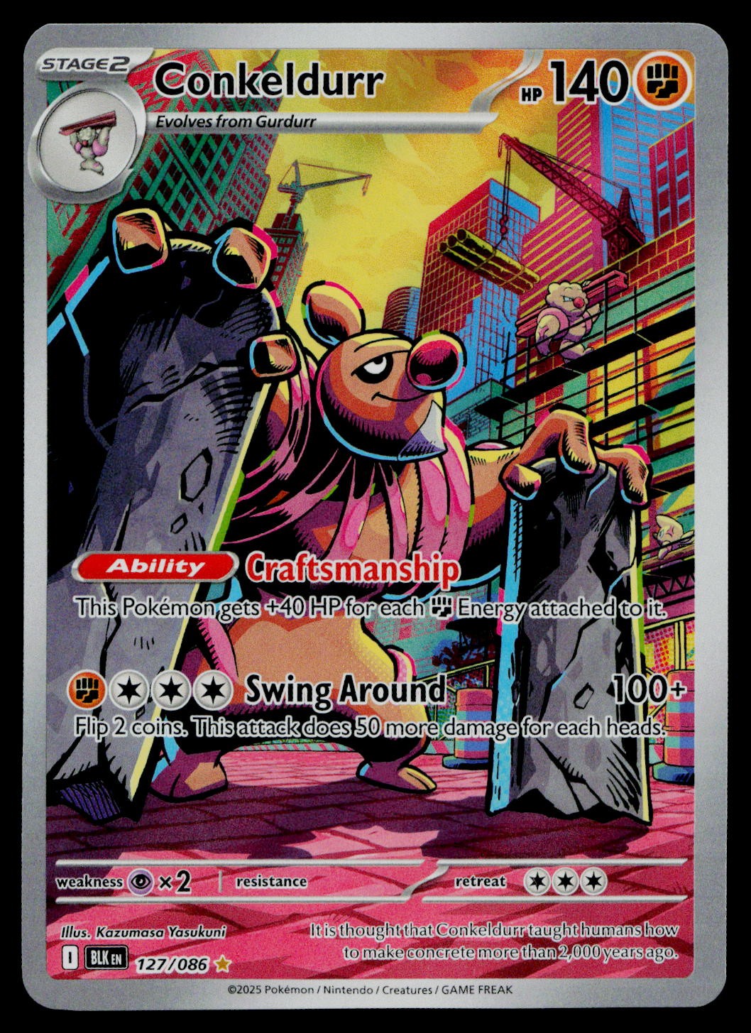 SV: Black Bolt #127/086 Conkeldurr #2
