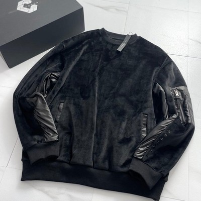 Cronos Long-sleeved Top Sweatshirt Polyester Size M Black Ships From Japan