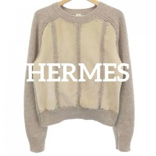 USED HERMES 100 ALPACA KNIT SWEATER GOOD