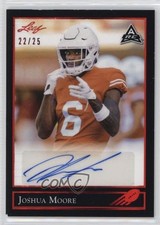 2021 Leaf Memories 1992 Base Red Spectrum 22/25 Joshua Moore #BG-JM2 Auto 1p5